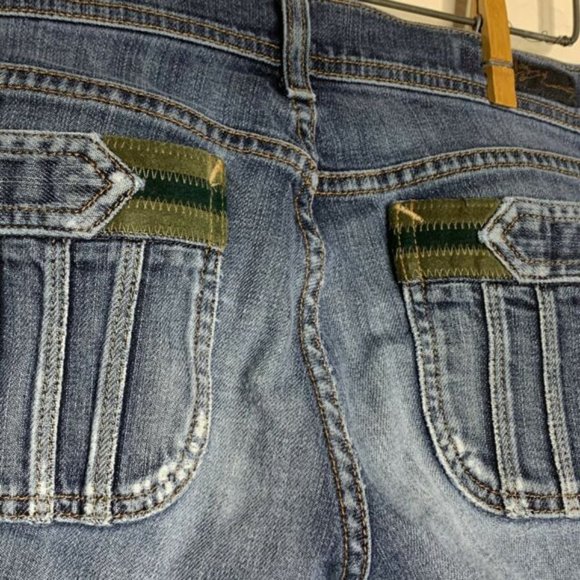 Citizens of humanity Leigh #148 DESTROYED stretch low waist boot cut jeans - Picture 9 of 11